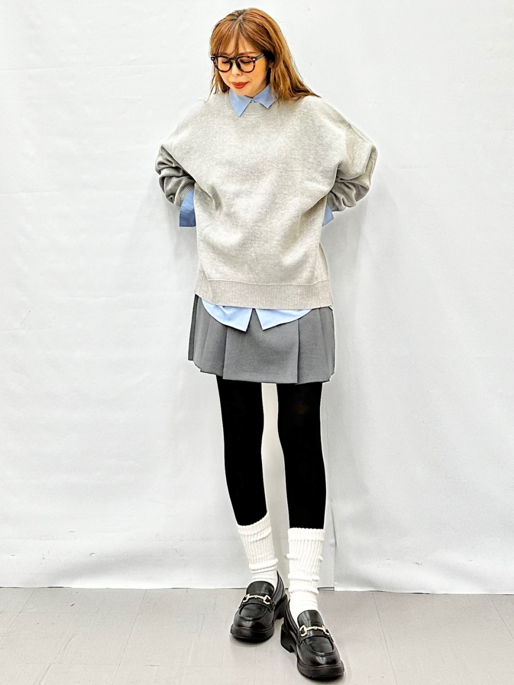 Cozy Melton Balmacaan Coat、Tweedy Knitted Cardigan」| GU的穿搭理念