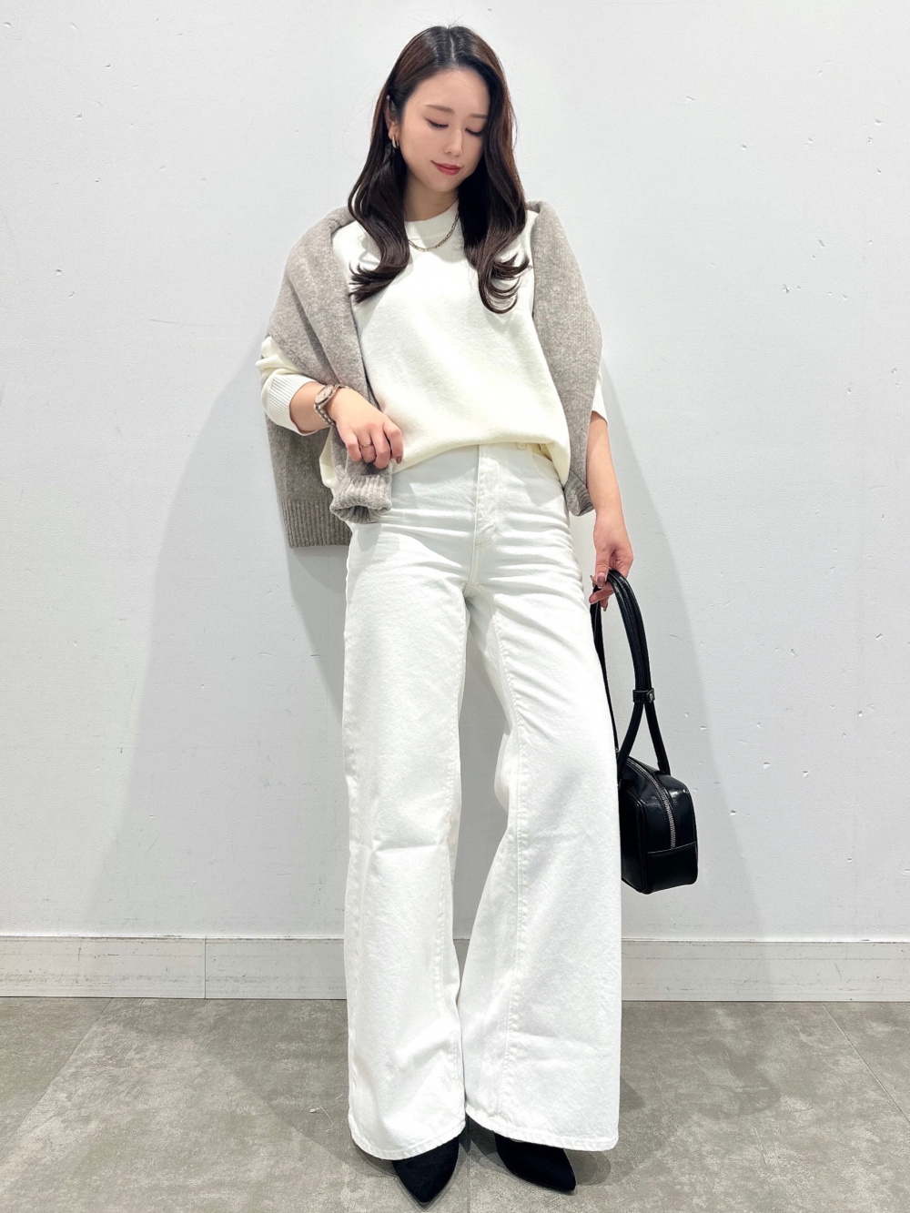 Ribbed Knitted Sock Boots、Ribbed Knitted Striped Button Sleeve