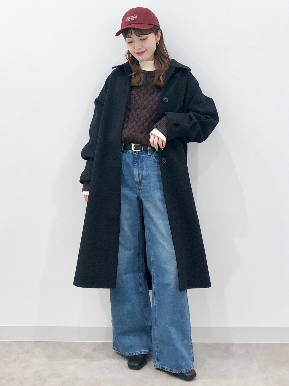 GU【新品】コージーメルトンケープコート　XXL　ネイビー GU【新品】コージーメルトンケープコート XXL ネイビー GU公式