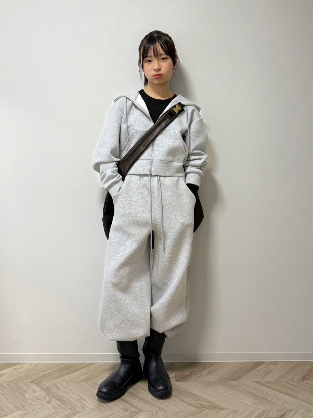 45R パフスエット GU公式 | パフスウェットバギーパンツ(丈標準68.0～72.0cm)(レディース)