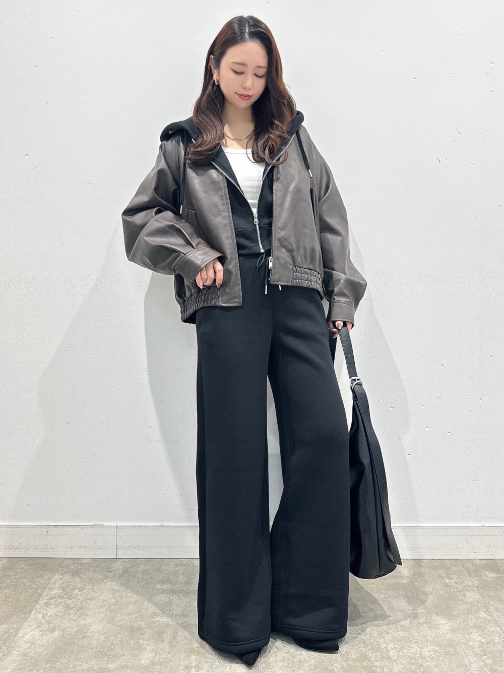 パフスウェットバギーパンツ(丈標準68.0～72.0cm)、パフスウェット