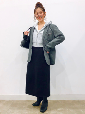 GU公式 | ウォッシャブルテーラードジャケットSW(セットアップ可能)