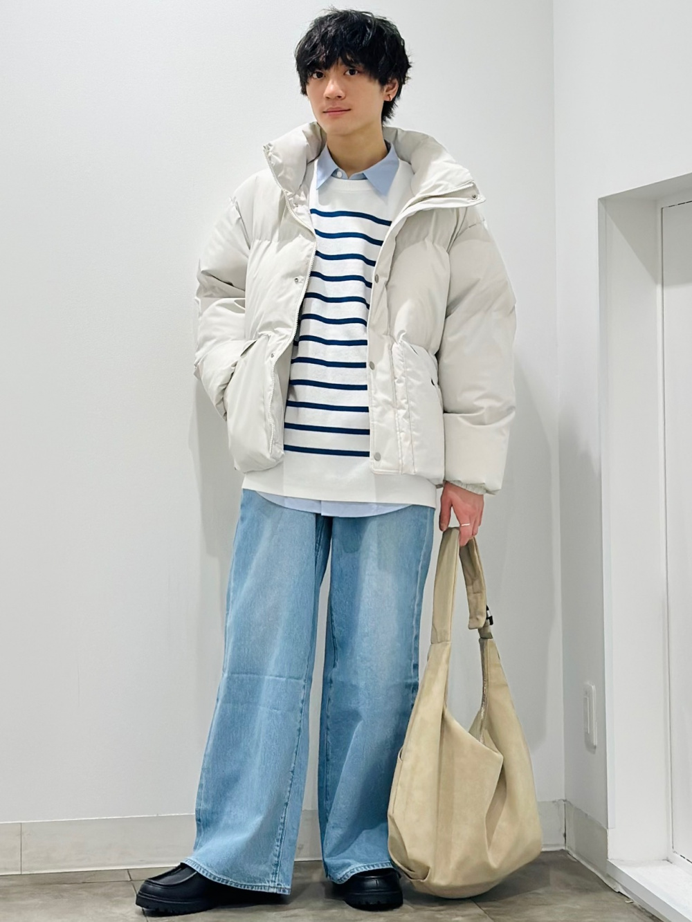 GU × rokh フルジップニットジャケット　Lサイズ GU rokh フルジップニットジャケット L GU公式 | フルジップニット