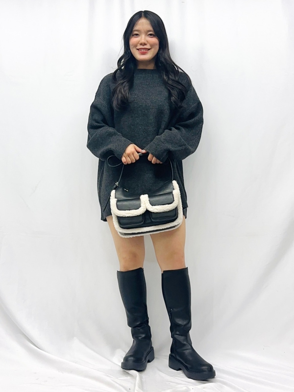 ニットワンピース」のレディースのコーディネート一覧 | ジーユー