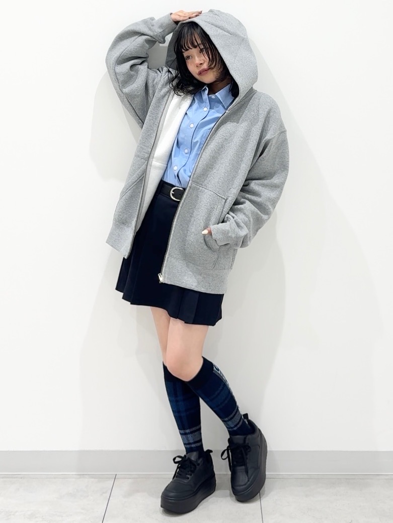 UVカットフルジップパーカ(長袖)(2025年度夏商品)、コットンブレンド