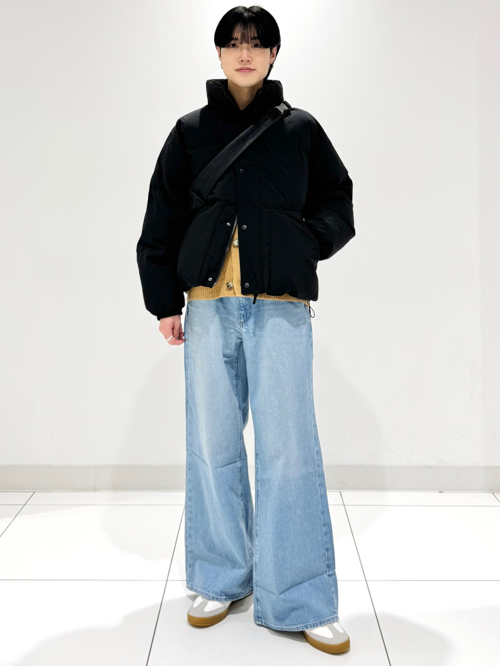 フルジップニットジャケット by rokh、イージーケアブロードシャツ(柄