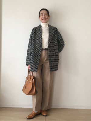 GU公式 | リブタートルネックセーター(長袖)