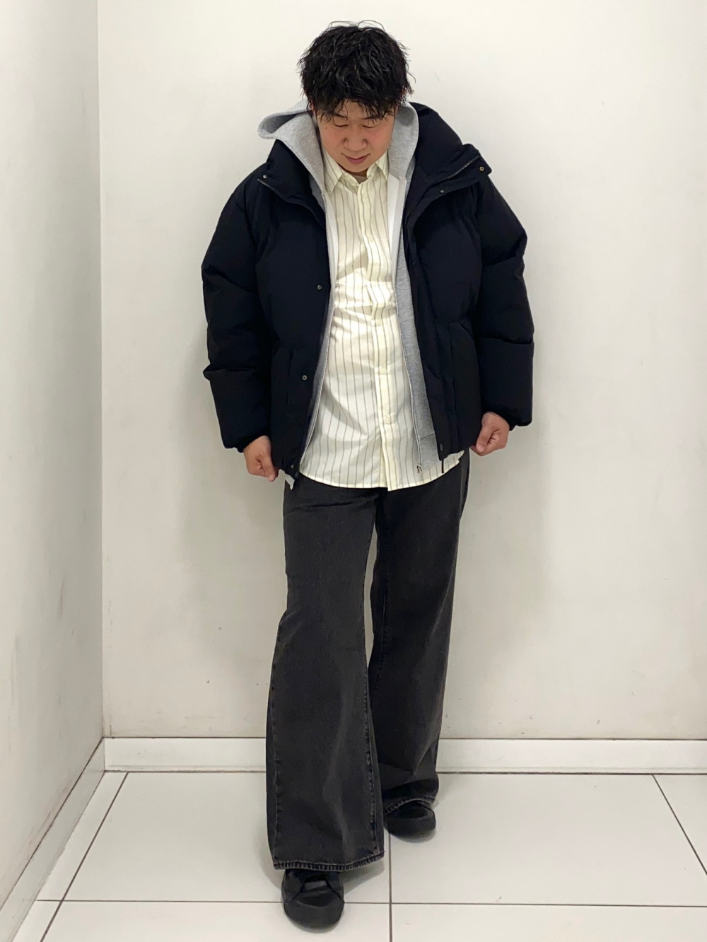 Rib Stitched Full-Zip Knitted Jacket、Easy Care Broadcloth Shirt