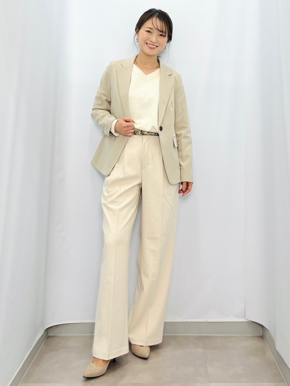 ブラフィールキャミソール、ウォッシャブルノーカラージャケットZ