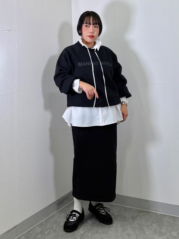 ヘビーウェイトスウェットナロースカート(24年商品)(丈標準82.5～89.5