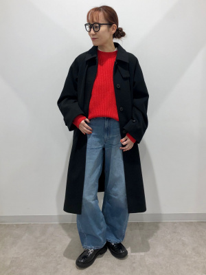 GU公式 | コットンカラークルーネックT