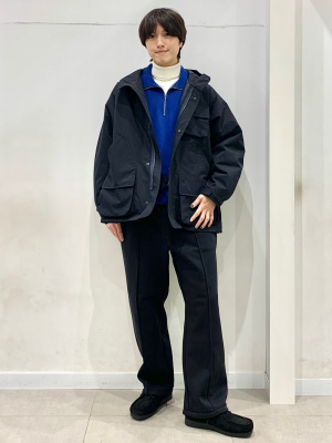 ENGINEERED GARMENTS×GU パデッドシェルパーカ L ネイビー GU パデッドシェルパーカ ENGINEERED GARMENTS ネイビー L - メルカリ