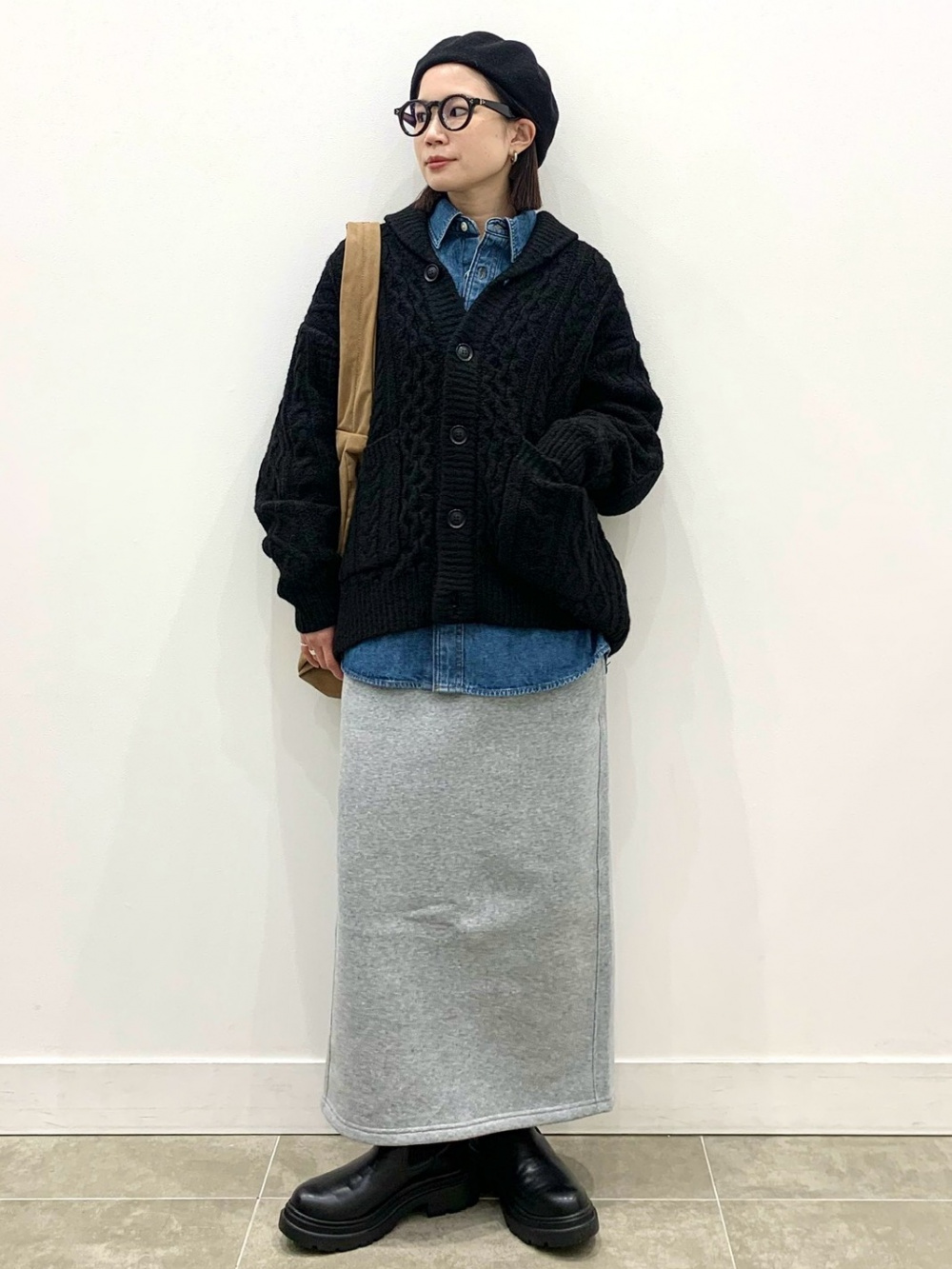 ナイルパーチ　2点セット　ワンピース　カーディガン image.jpg