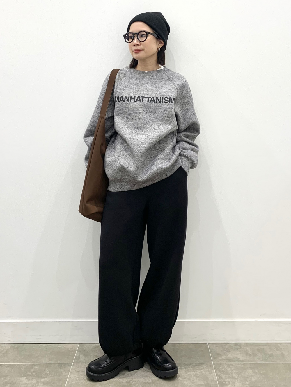 【参考出品】フォロワー Puff Knit Crew Neck Cardigan、Lace Up Ballet Sneakers」| GU的穿搭理念