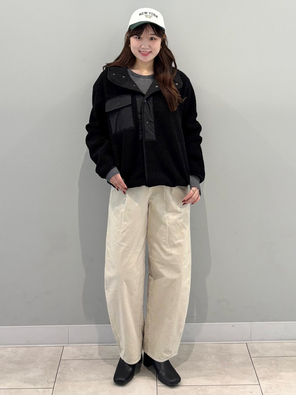 Double Shoe Lace Flat Sneakers、UV Protection Twill Logo Cap」| GU