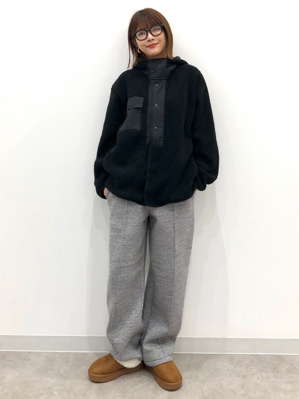 ヘビーウェイトスウェットパンツ ENGINEERED GARMENTS、ボアフリース