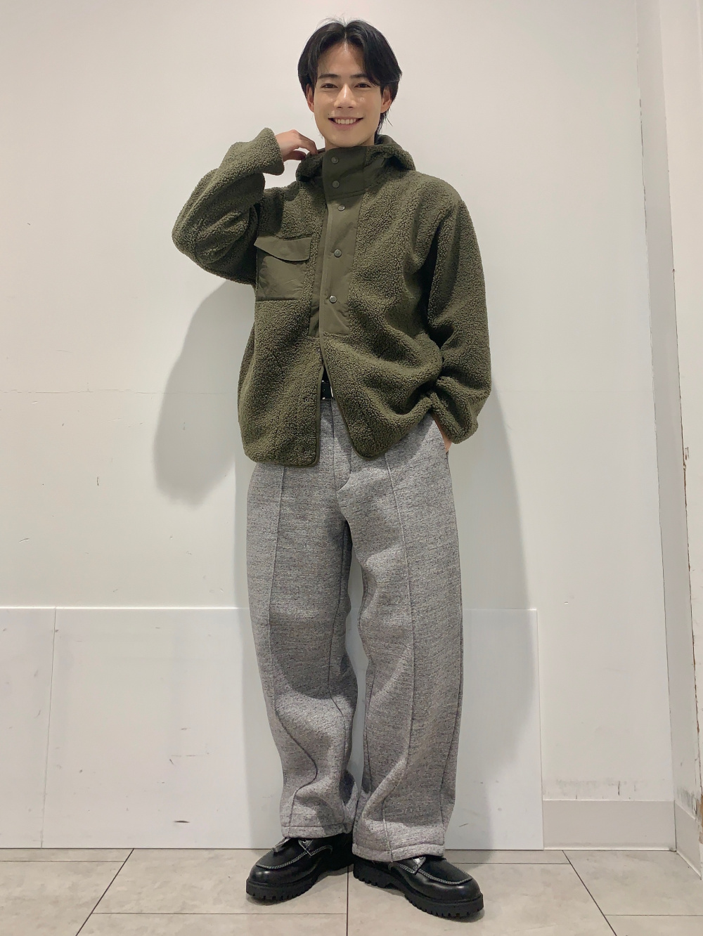 ヘビーウェイトスウェットパンツ ENGINEERED GARMENTS、ボアフリース