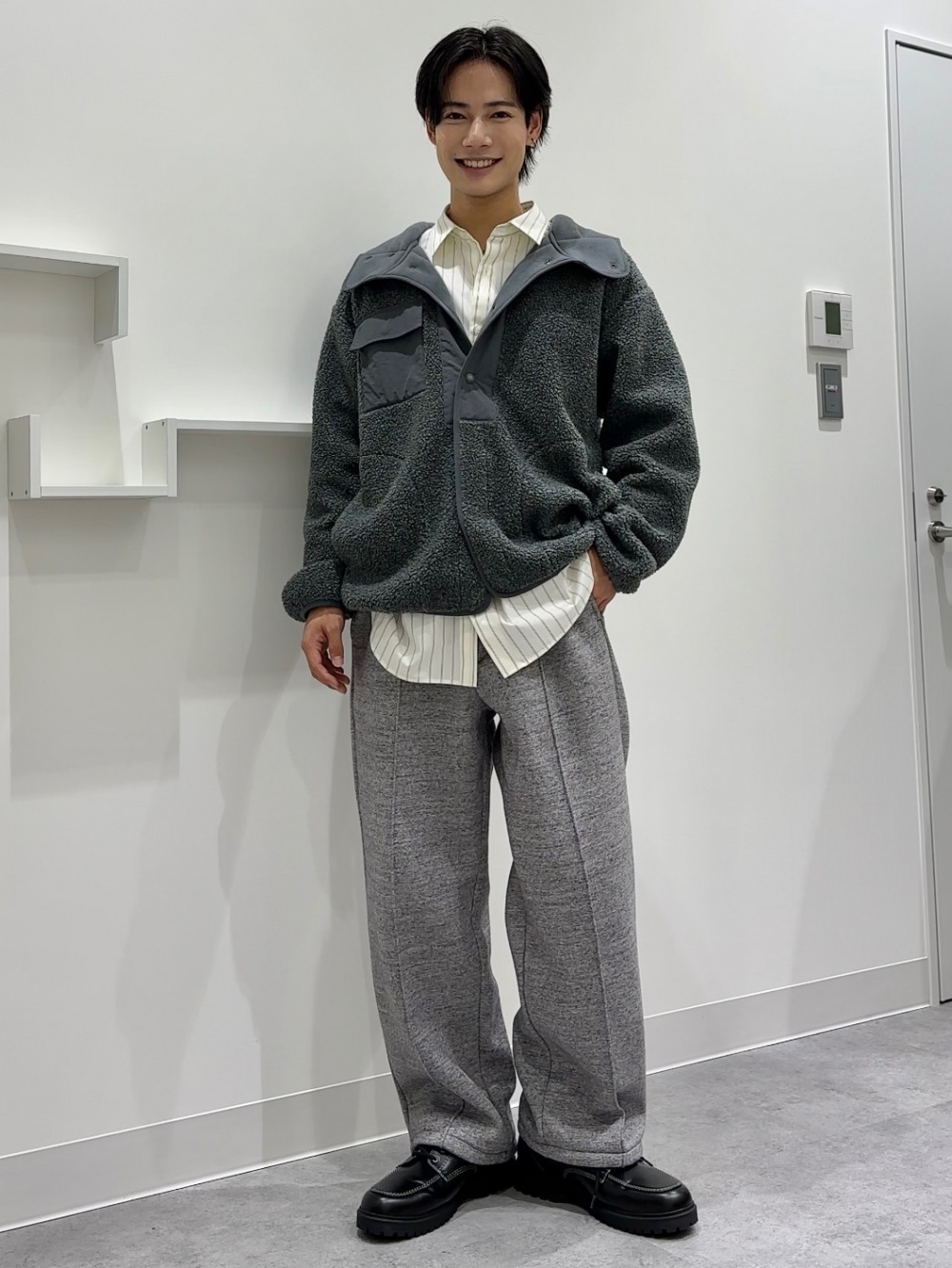 ヘビーウェイトスウェットパンツ ENGINEERED GARMENTS、パデッドシェル