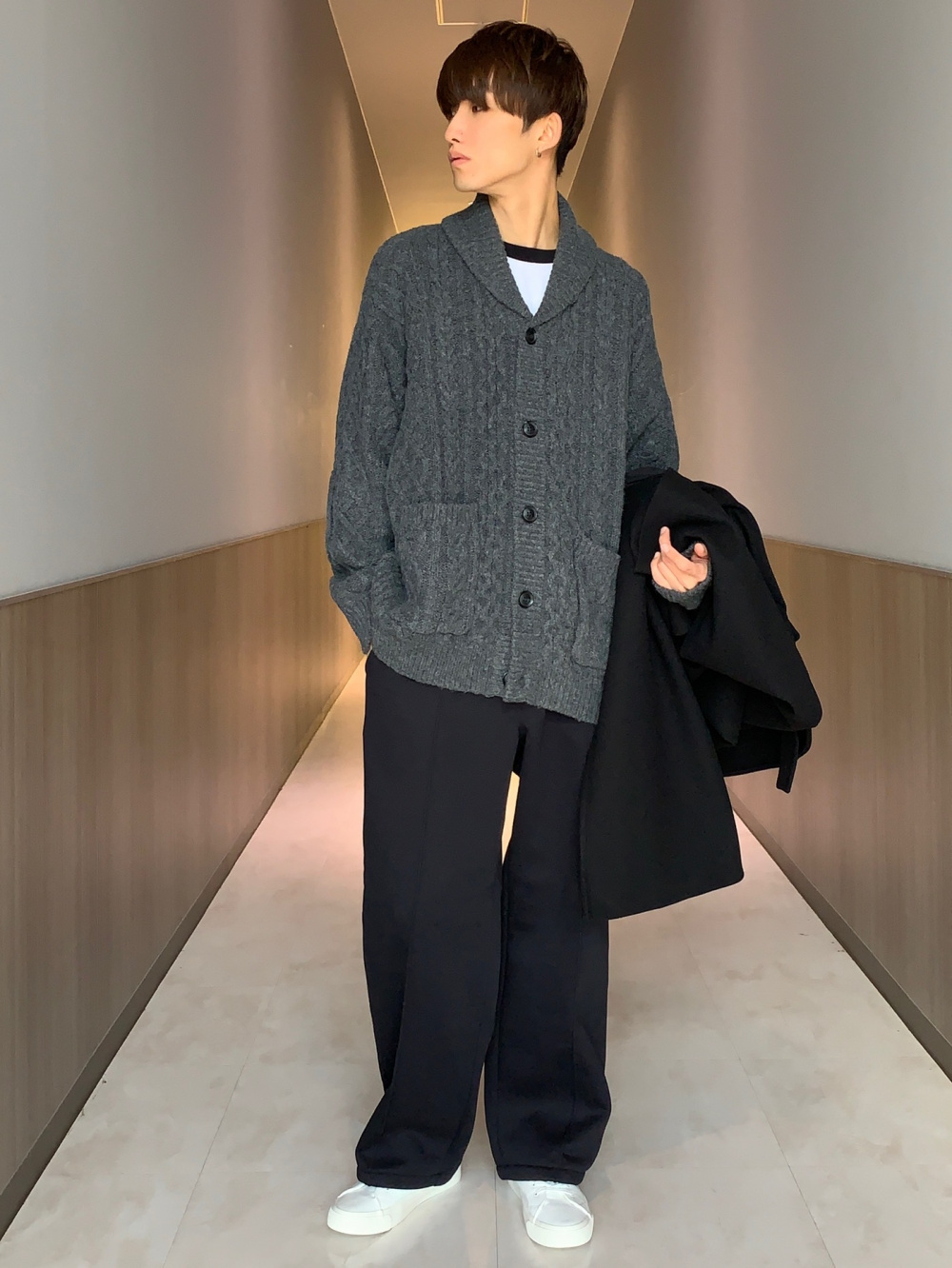 ヘビーウェイトスウェットパンツ ENGINEERED GARMENTS、ケーブル 