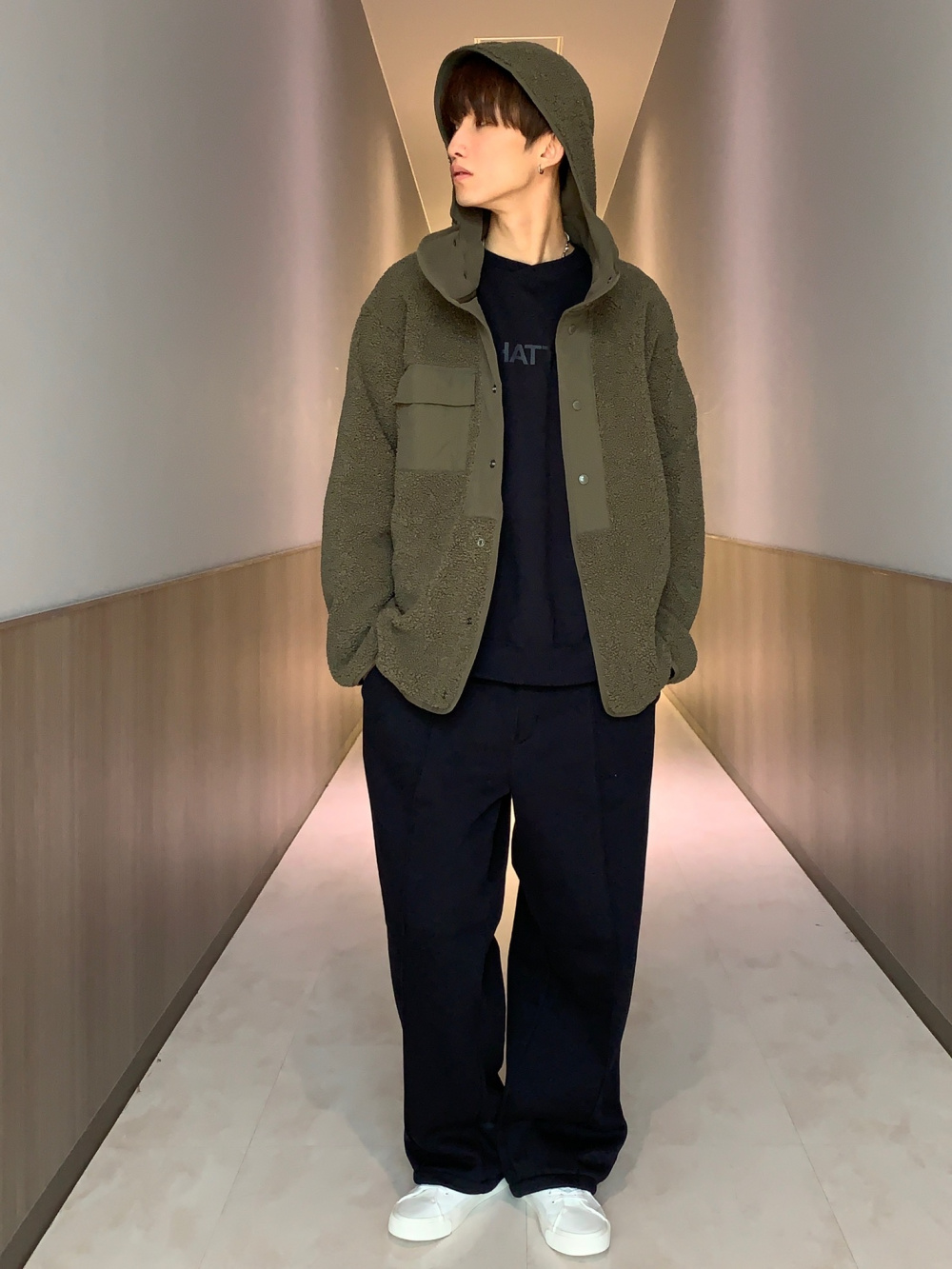 ヘビーウェイトスウェットパンツ ENGINEERED GARMENTS、パデッドシェル