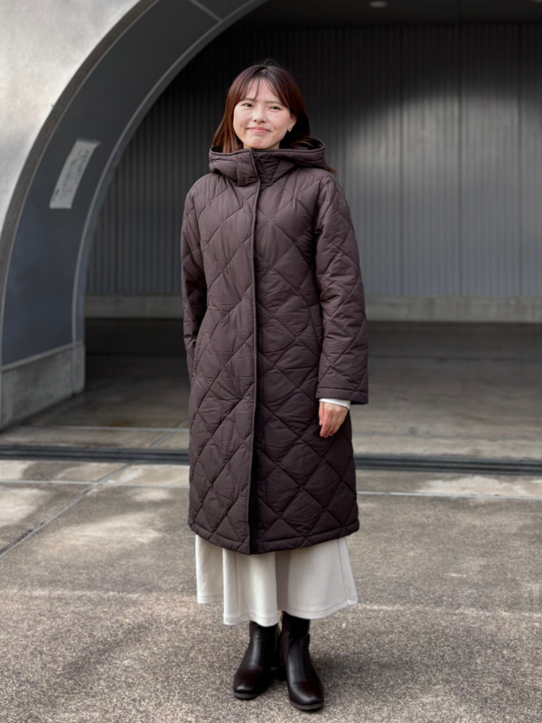 パフテックロングコートリラックスフィット」のレディースの