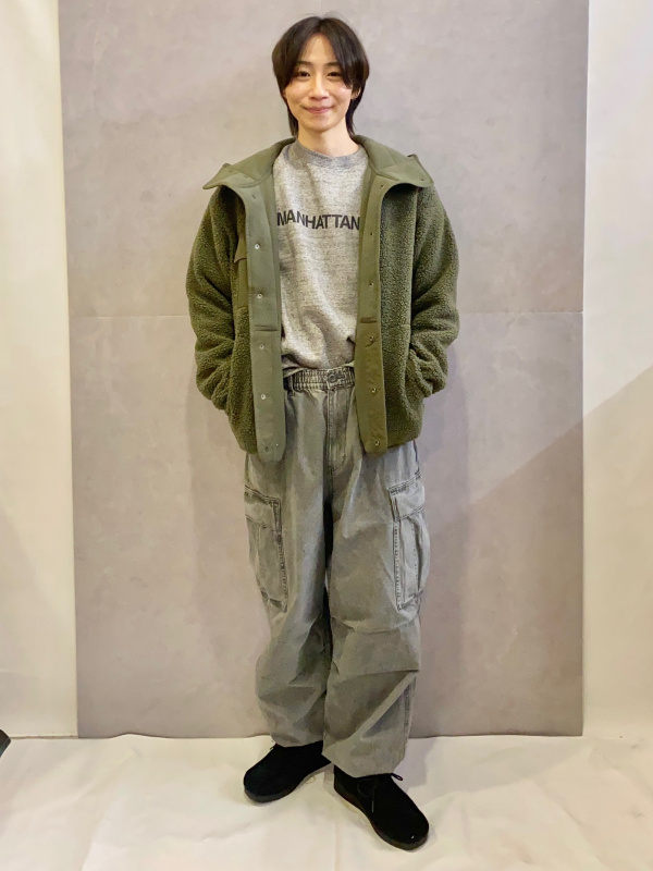 ヘビーウェイトスウェットプルオーバー ENGINEERED GARMENTS、ボア