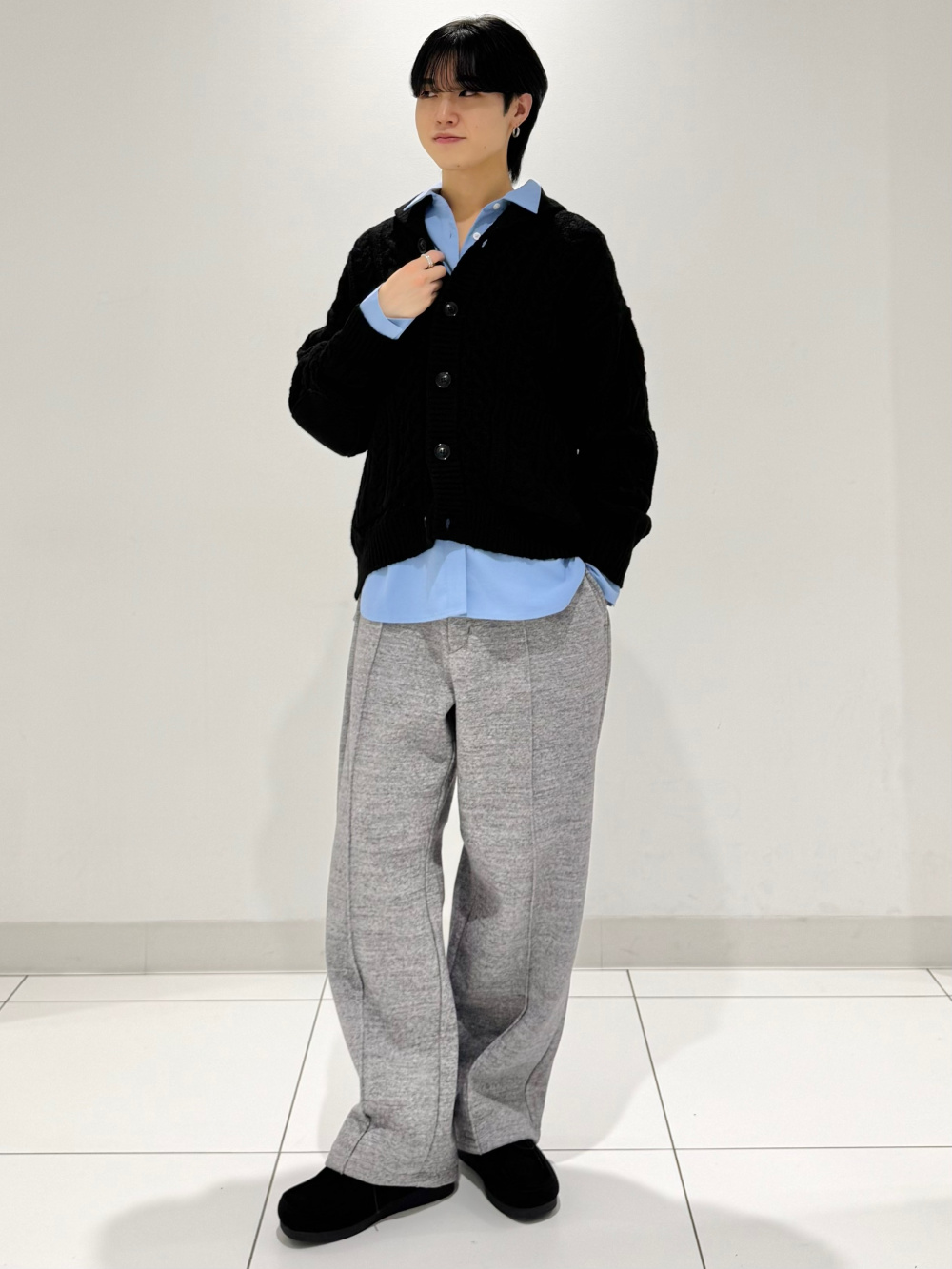 ヘビーウェイトスウェットプルオーバー、パデッドシェルパーカ