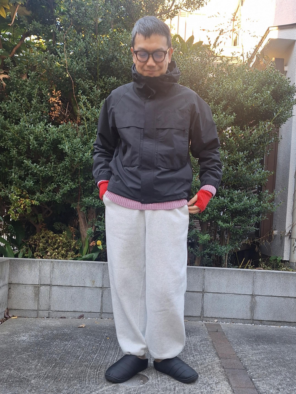 ヘビーウェイトスウェットワイドストレートパンツ(丈標準69.0～73.0cm