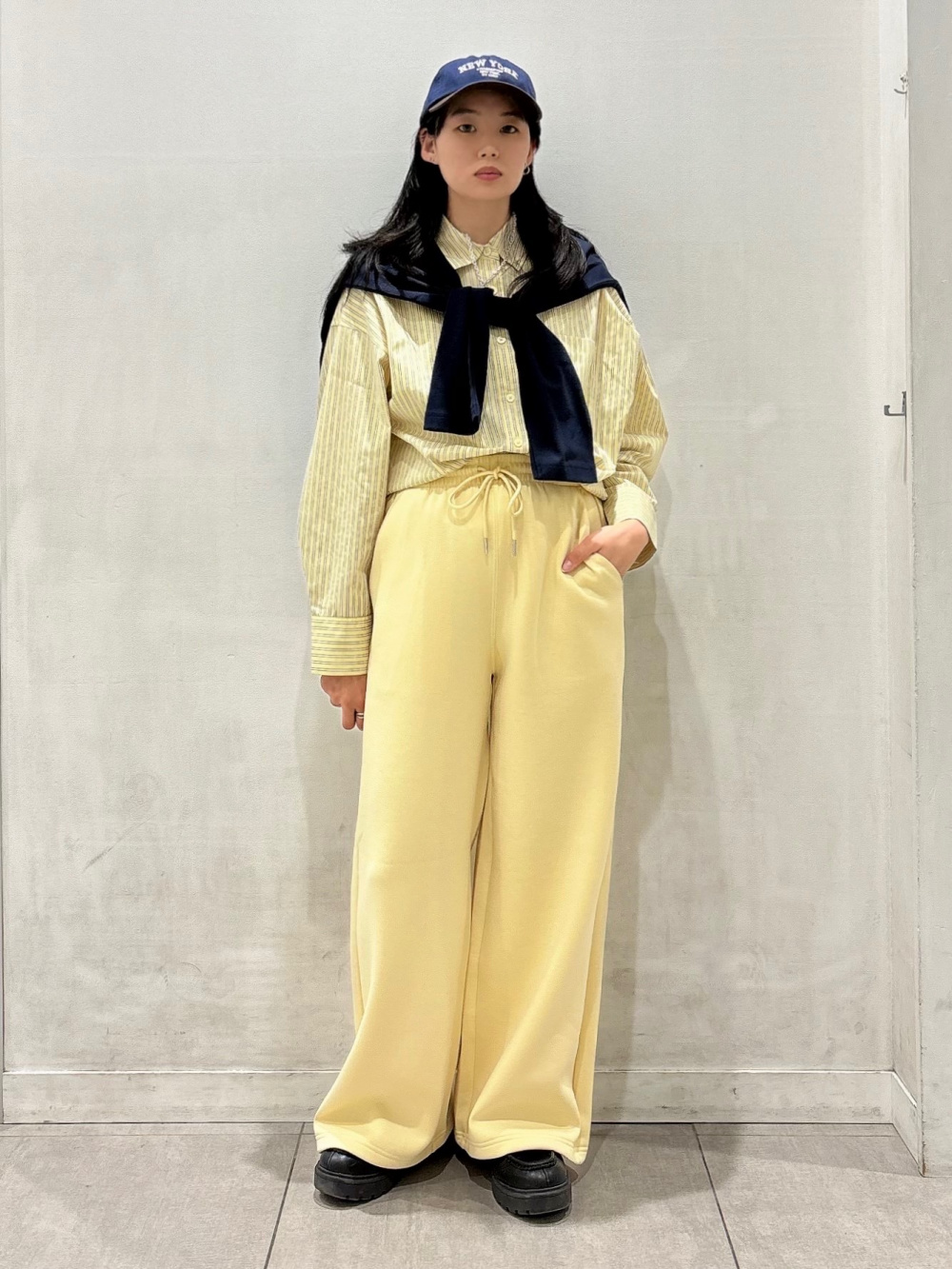 Soft Cotton Crew Neck T-Shirt/L、UV Protection Twill Logo Cap