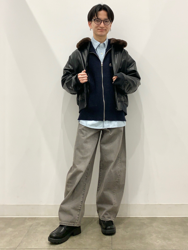 GU ウォームパデッドフライトジャケット　Lサイズ　メンズ Men's WARM PADDED Flight Jacket | GU US