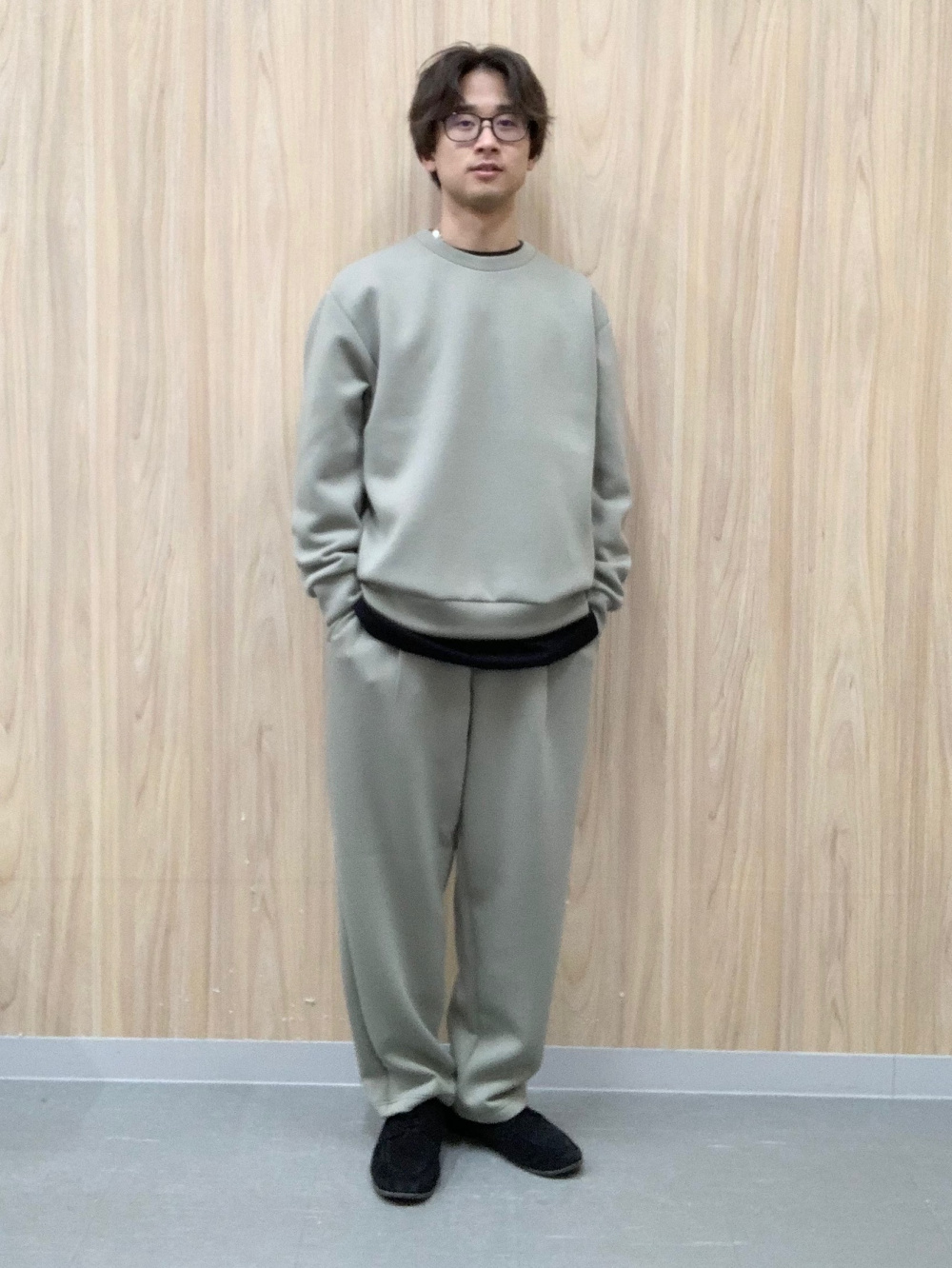 パフスウェットキャロットパンツ(丈標準69.0～73.0cm)、ソフトコットン