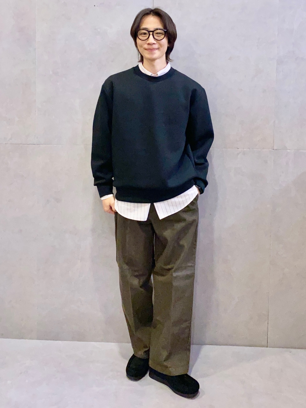 パデッドシェルパーカ ENGINEERED GARMENTS、スウェットライクニット