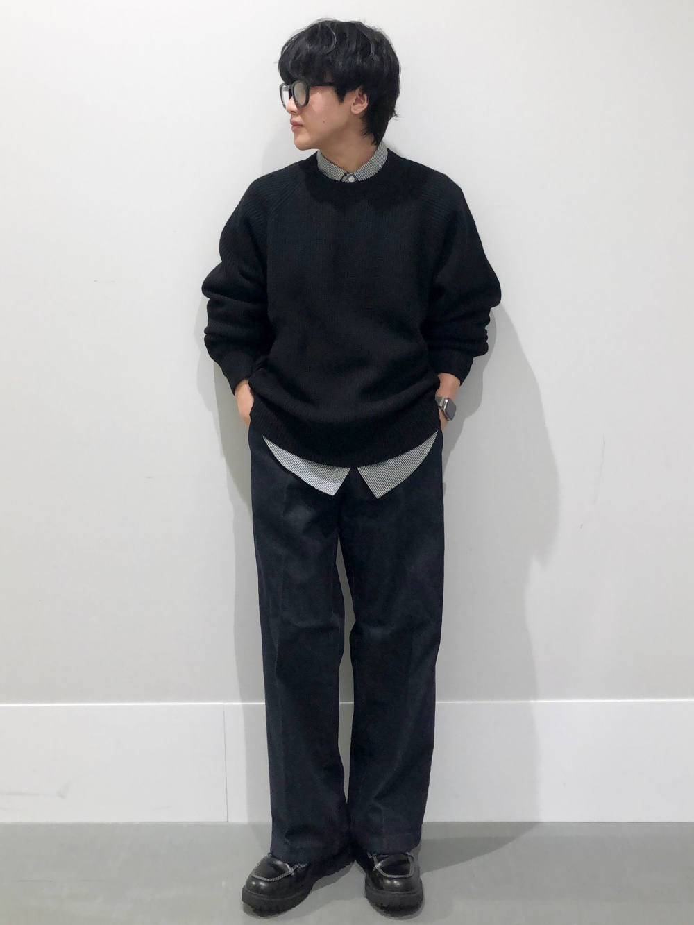 パデッドシェルパーカ ENGINEERED GARMENTS、スウェットライクニット