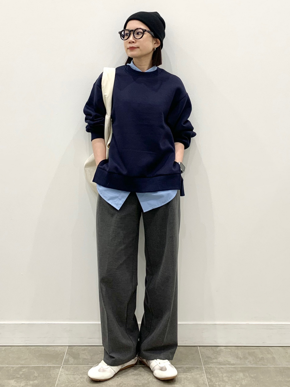 シアーカーディガンZ、タンクトップ3P」の着用コーディネート| ジーユー