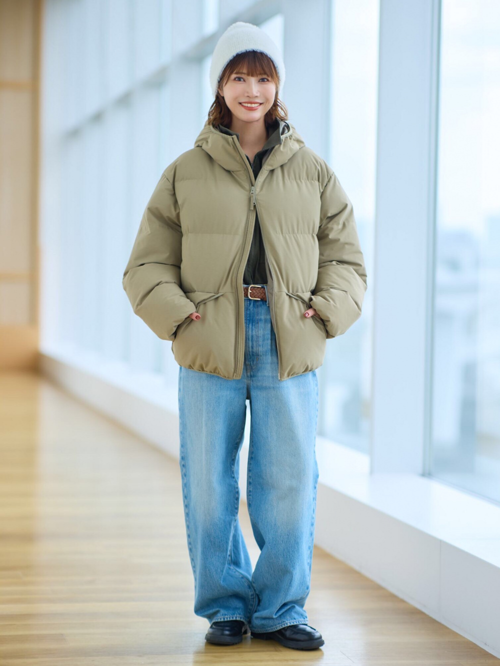 GU × UNDERCOVER シャギークルーネック カーディガン L GU公式 | シャギークルーネックカーディガン UNDERCOVER