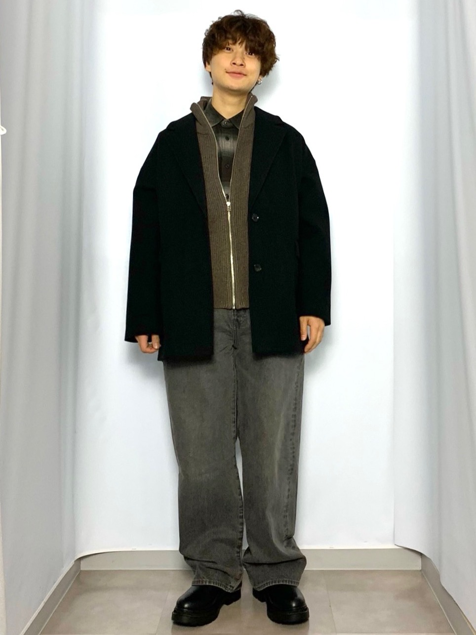 Rib Stitched Full-Zip Knitted Jacket」| GU的穿搭理念