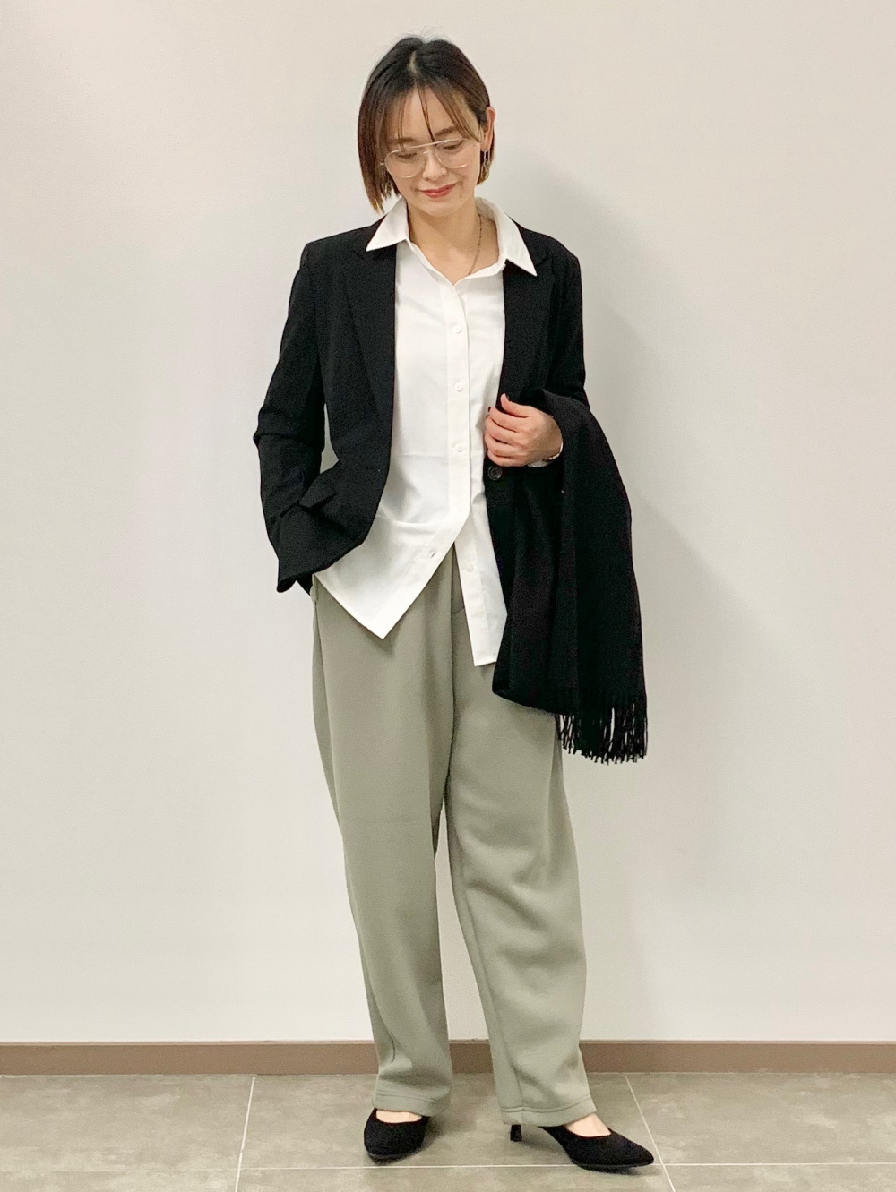 ユニセックス セットアップ パッチワーク ジャケット キャロットフィット パンツ パフスウェットキャロットパンツ(丈標準69.0～73.0cm)、ウォッシャブル