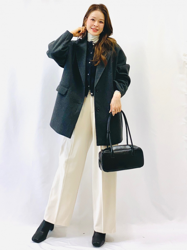 Shiny Crew Neck Cardigan/Z」的穿搭靈感｜GU