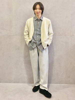 YOSA WEARシリーズ LLサイズ GU公式 | ウォッシャブルVネックカーディガン