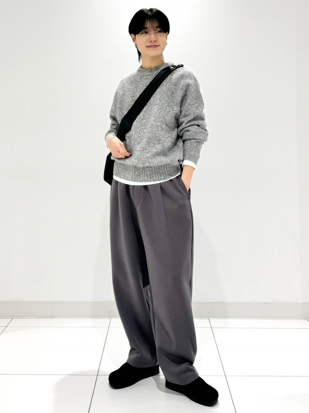 パフスウェットキャロットパンツ(丈標準69.0～73.0cm)、ソフトコットン