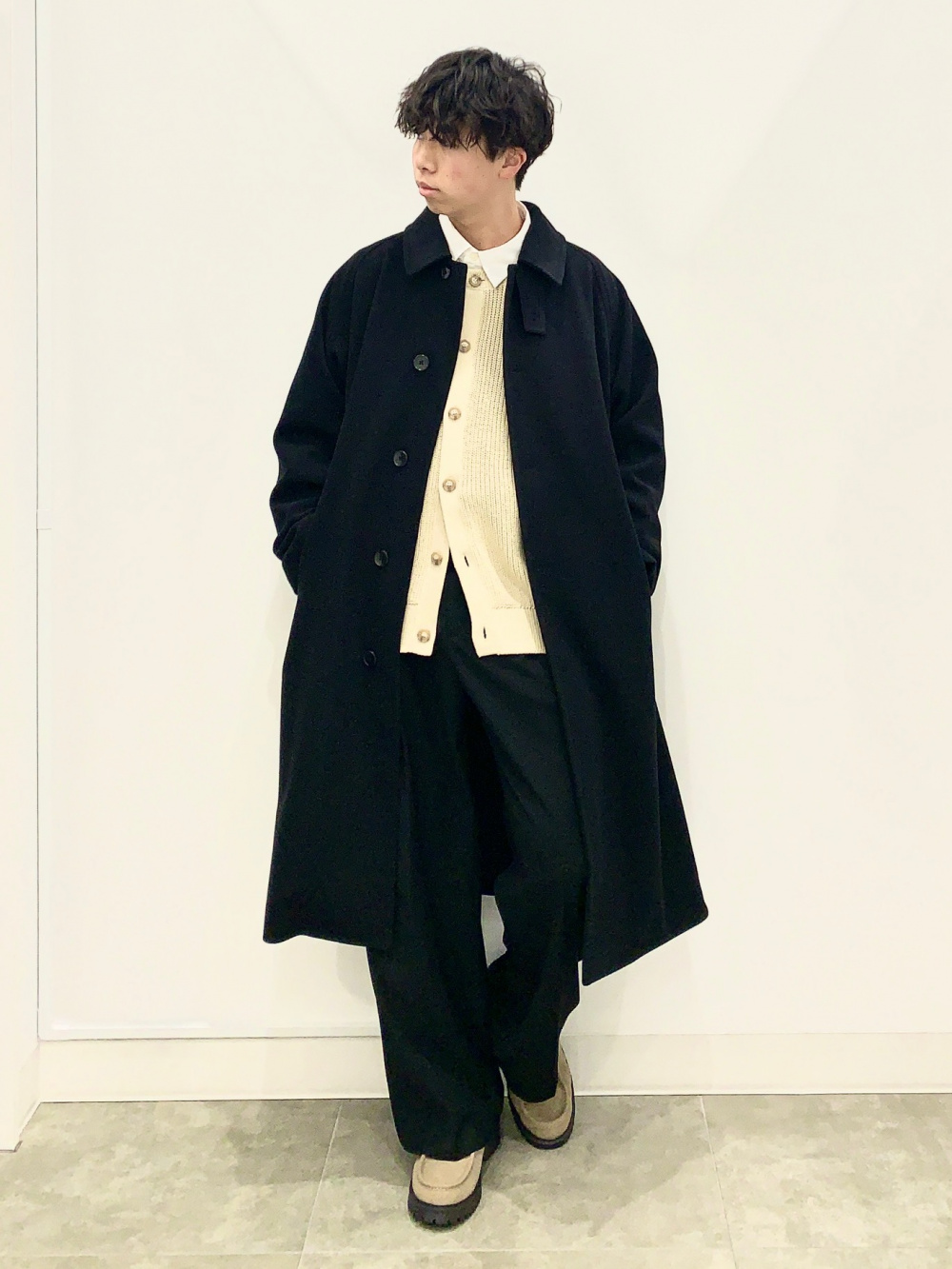 グラフィックT by rokh +X、フルジップニットジャケット by rokh」の