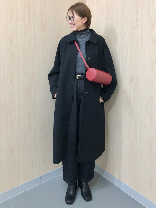 コージーメルトンバルマカーンコート(丈標準108.0～115.0cm)、ペプラム