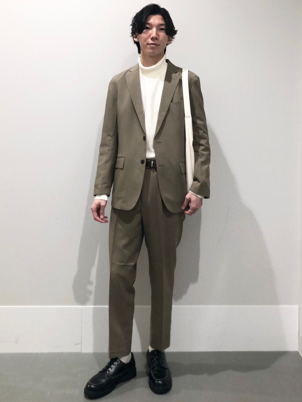 ウォッシャブルテーラードジャケットSW(セットアップ可能)、コットン