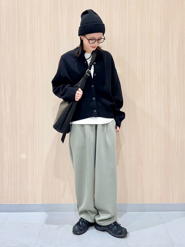 ねね GU公式 | パフスウェットキャロットパンツ(丈標準69.0～73.0cm)