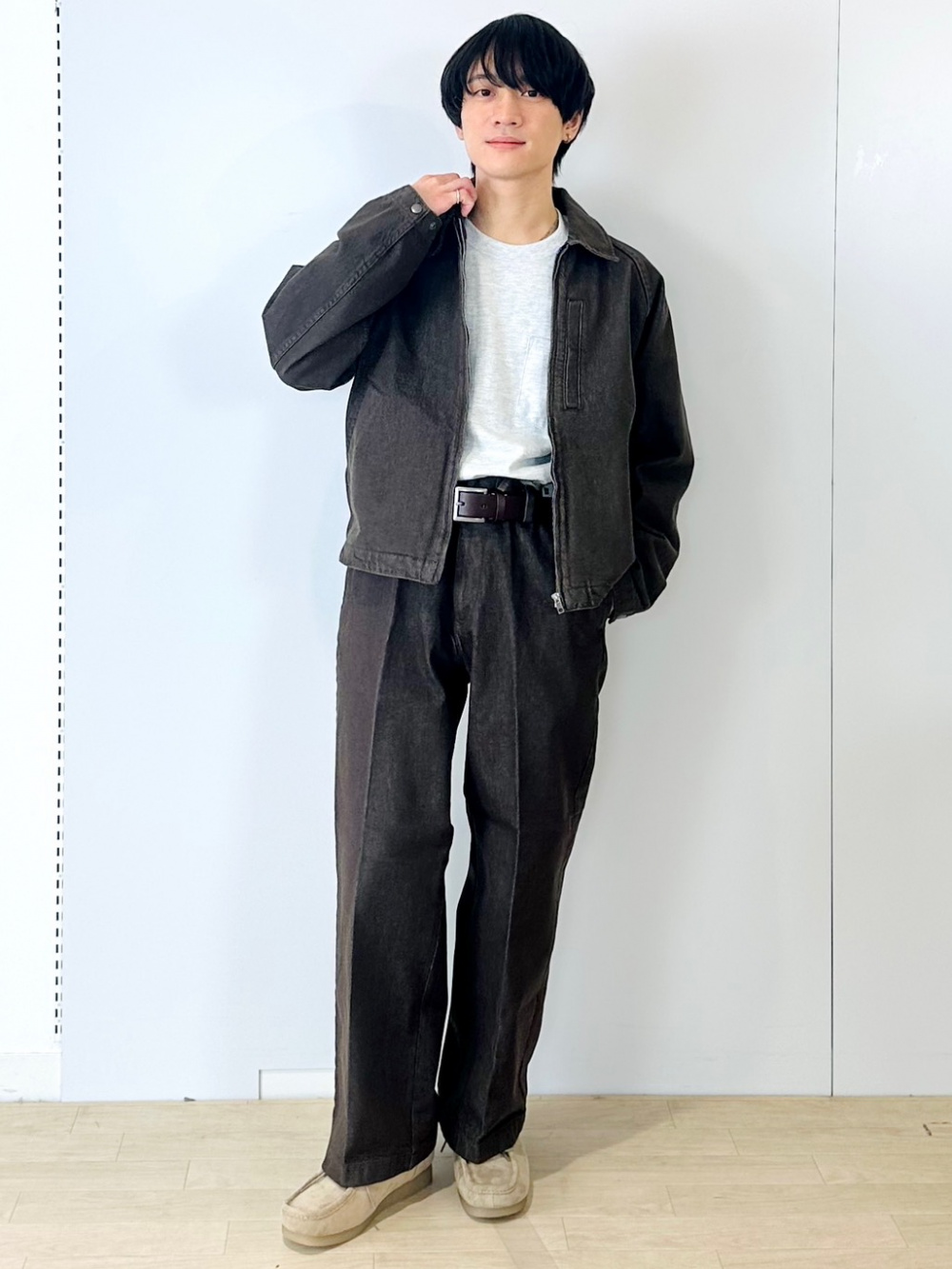 アゼクルーネックセーター、ボアフリーススナップパーカ ENGINEERED