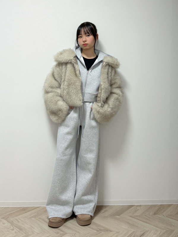 パフスウェットバギーパンツ(丈標準68.0～72.0cm)、パフスウェット