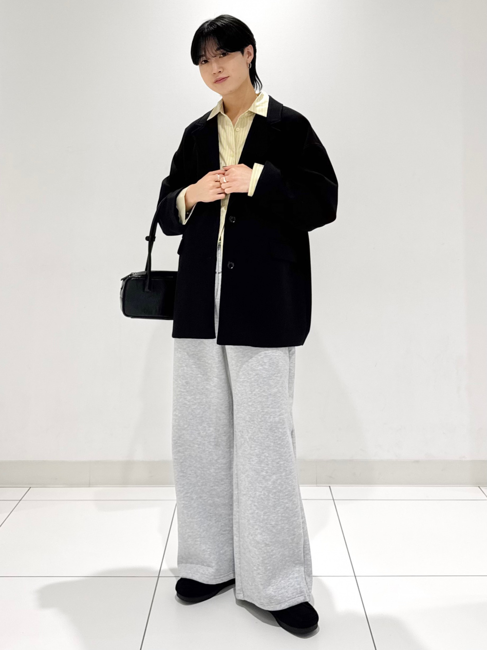 Rib Stitched Crew Neck Sweater、Puff Sweat Full-Zip Hoodie」| GU的