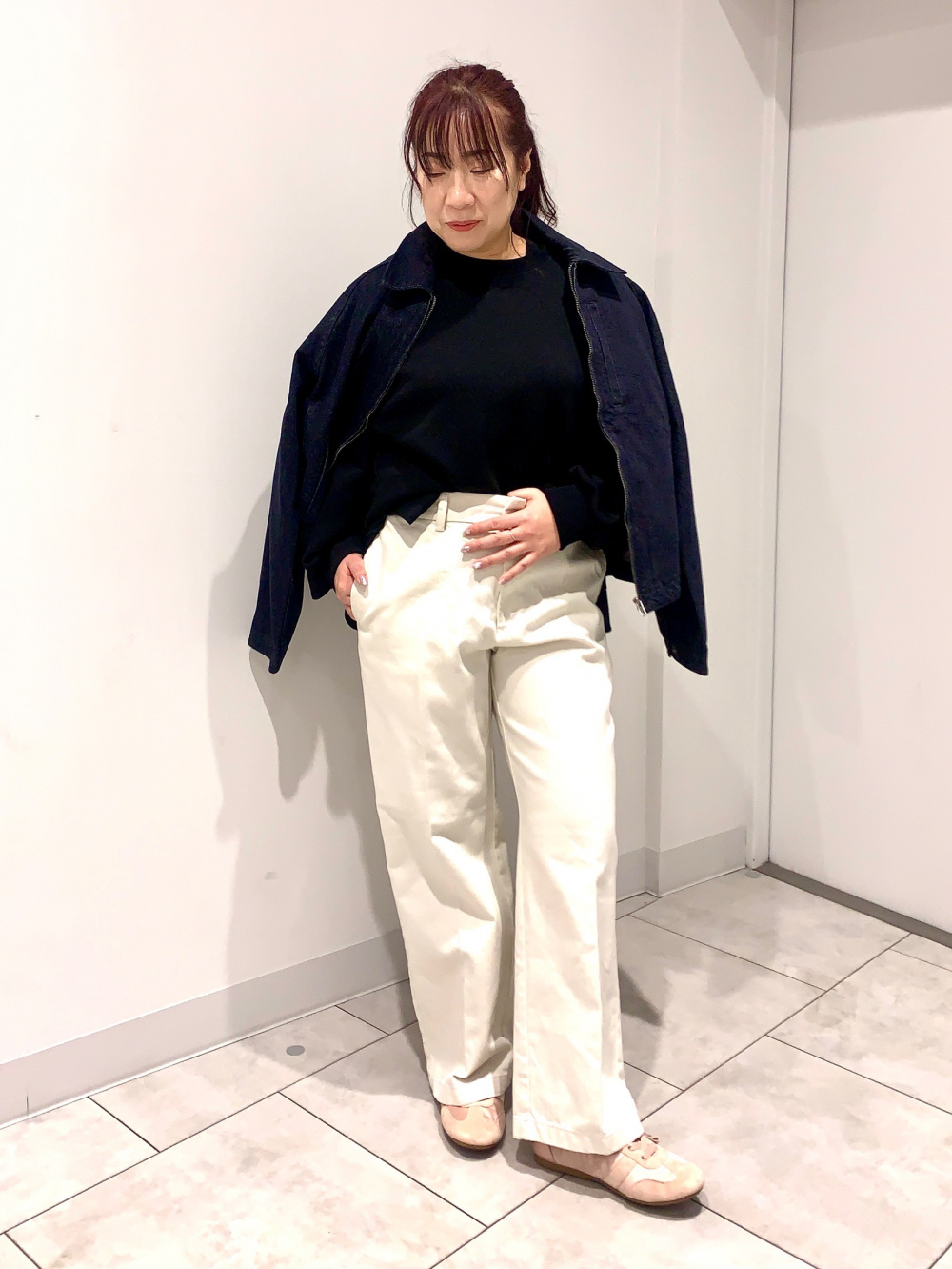 Twill Wide Straight Pants」| GU的穿搭理念