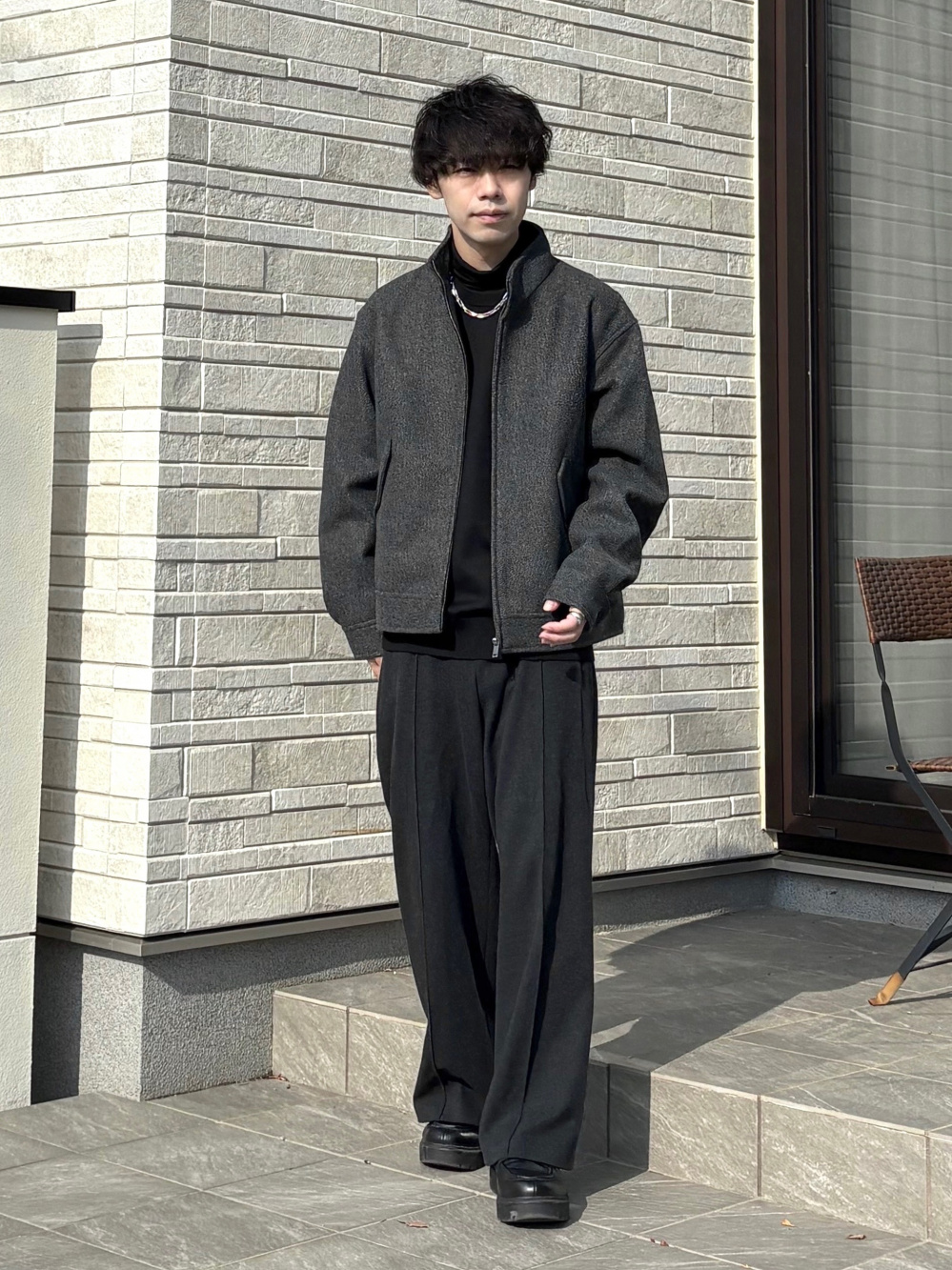 ジップアップブルゾンSW(セットアップ可能)、スーパーバギースラックス