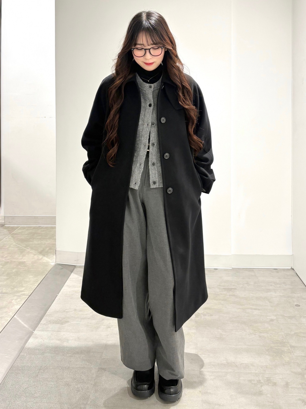 パフニットボーダーポロシャツ、ボアフリーススナップパーカ